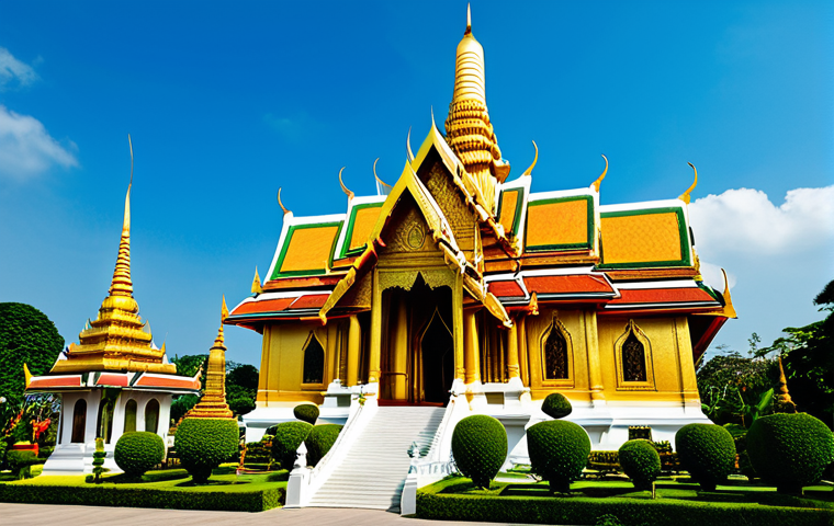 사운드 아트의 작곡 및 편곡 기법 - **Prompt:** A vibrant and bustling Thai street food market at dusk, filled with colorful stalls, ven...