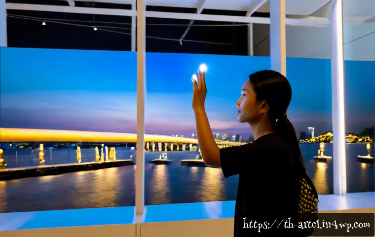 Home 17 사운드 아트와 신기술의 융합 사례 - Photorealistic contemporary sound art installation in a Bangkok riverside cultural gallery, Thai art...